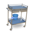 Shelves Stainless Steel Medical Trolley Instrument Trolley